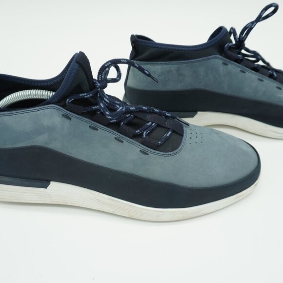 Wolf & Shepherd Crossover Mid Sneakers Mens Blue Nubuck Suede‎ 14